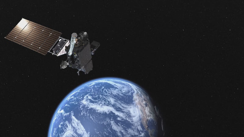 (NASA) The GOES-T satellite will launch March 1 to help track weather on Earth and in space.