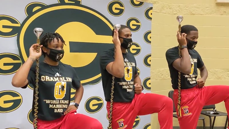 The Grambling State University World Famed Marching Band youth camp started this Sunday...