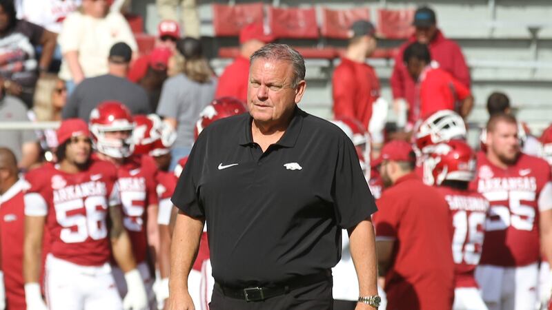 Arkansas Razorbacks head coach Sam Pittman
