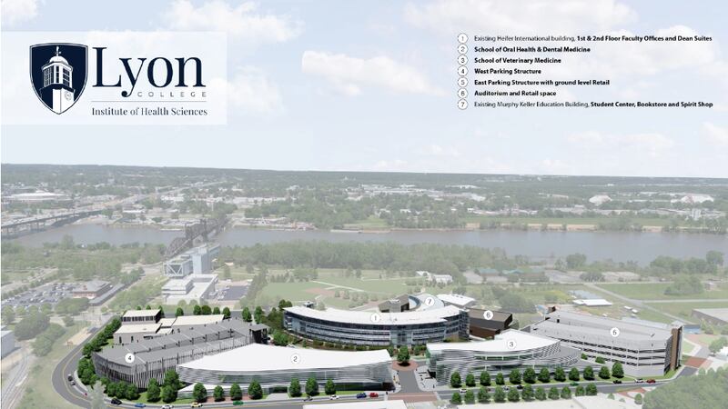 Lyon College released the proposed site plans Monday for the new Lyon College School of...