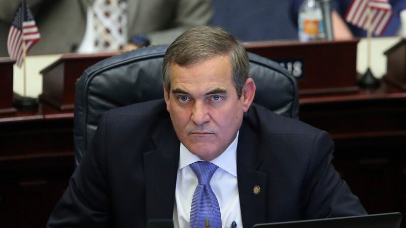 FILE - Florida state Rep. Stan McClain, R-Belleview, attends a legislative session, March, 13...