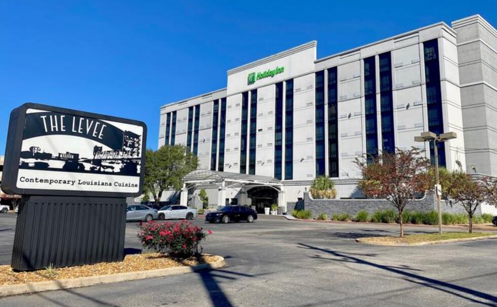 The Holiday Inn Downtown Alexandria and the Levee Restaurant and Bar in
downtown Alexandria,...