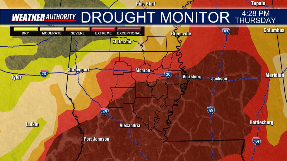 The U. S. Drought Monitor from November 2nd, 2023.