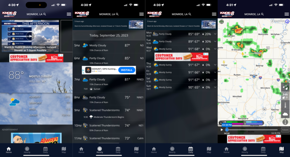 KNOE Weather App