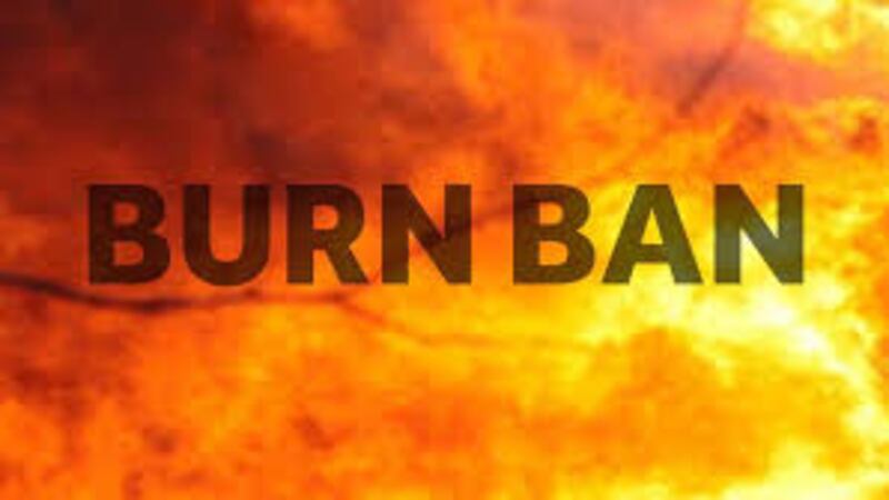 A burn ban has been issued for Smackover, Arkansas.